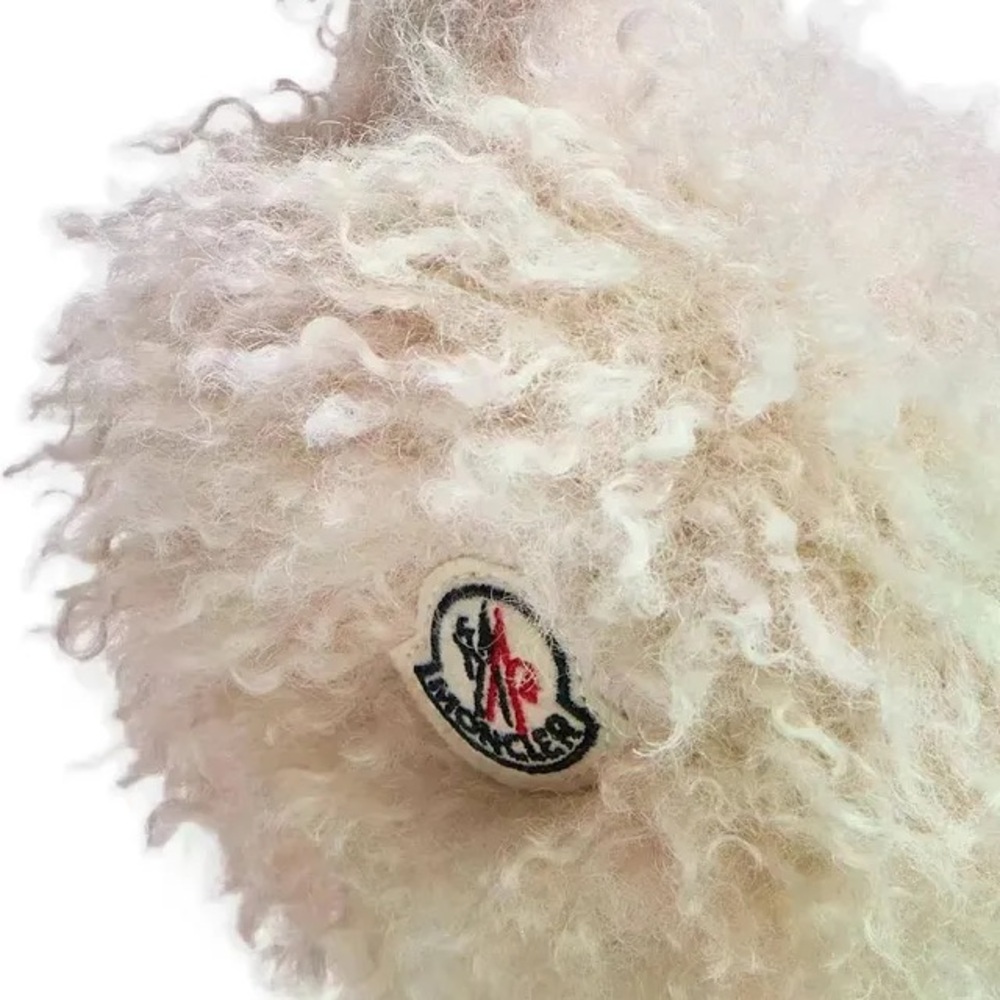 Moncler Cream Fuzzy Hairband - Picture 3 of 9